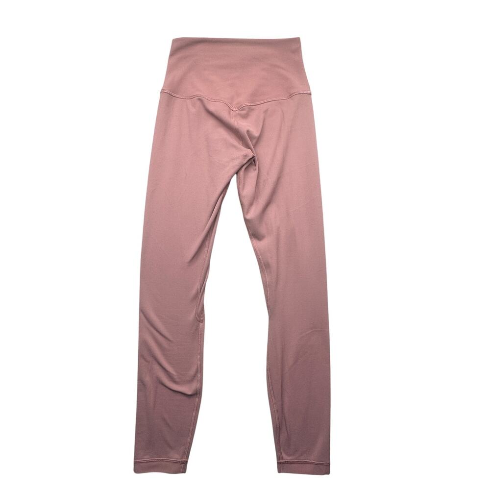 Lululemon Align Pant II 25 Pink Rose Leggings Womens 4 High Rise Pink W5BEJS - Picture 2 of 9